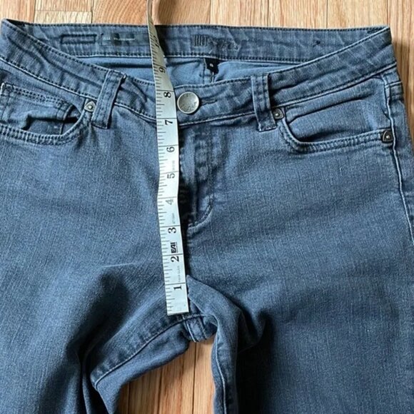 Kut from the Kloth Jeans Womens 6 Gray Elle Stiletto Skinny Mid Rise Ladies - Picture 3 of 10